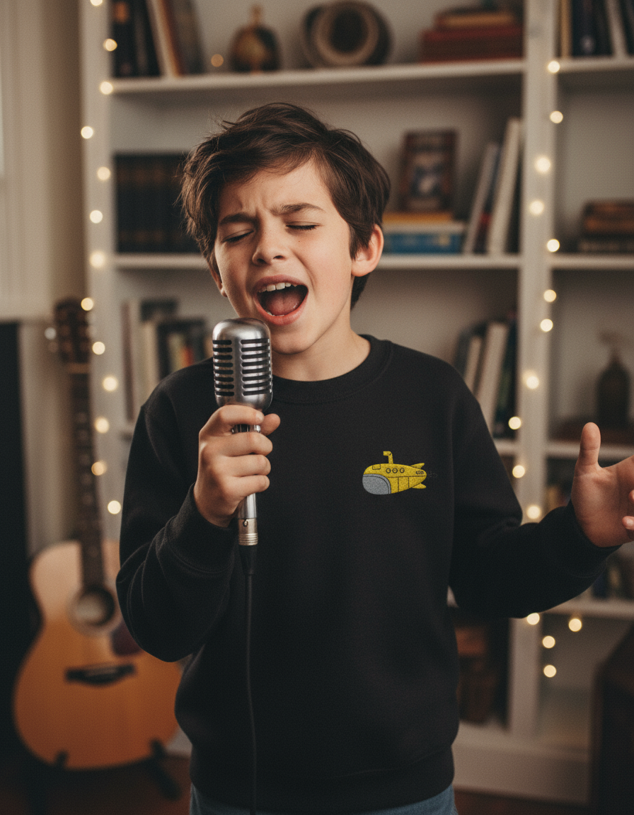 Sudadera Infantil Yellow Beat